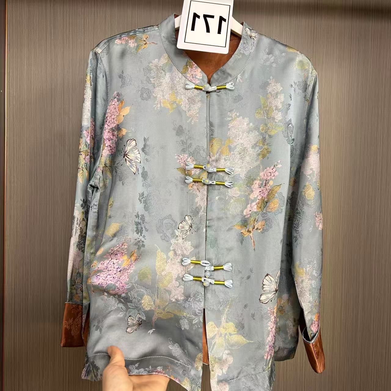 171【柜柜货】【墨韵丹青外套】新中式复古外套上衣