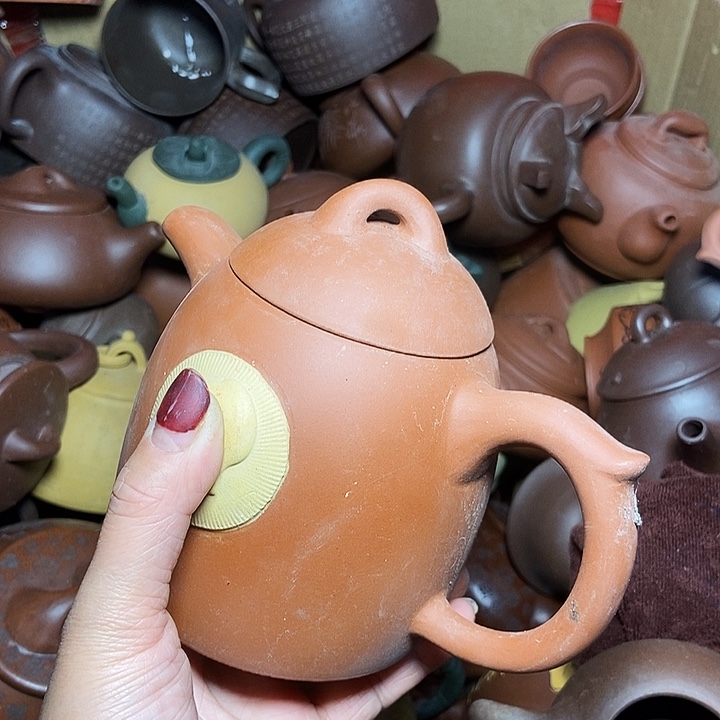 全手工制作宜兴紫砂茶壶