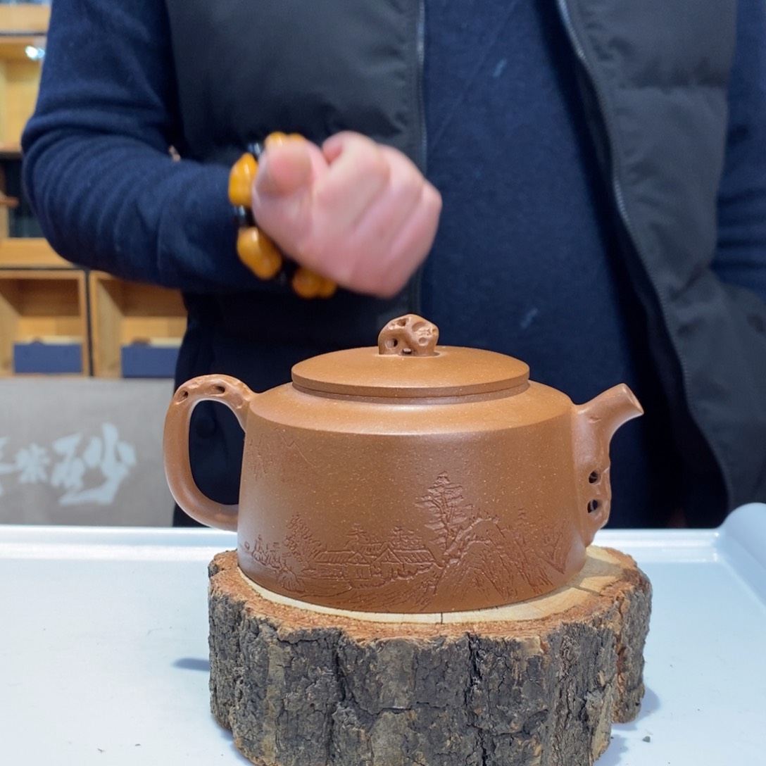 紫砂茶壶松石紫砂壶