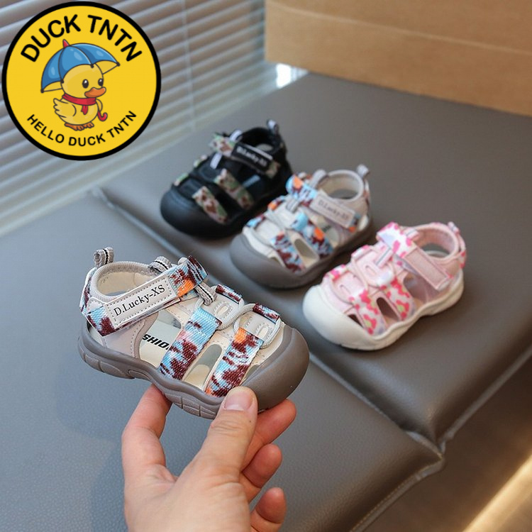 小黄鸭品牌宝宝凉鞋夏季新款女童学步鞋软底儿童防滑休闲凉鞋男童