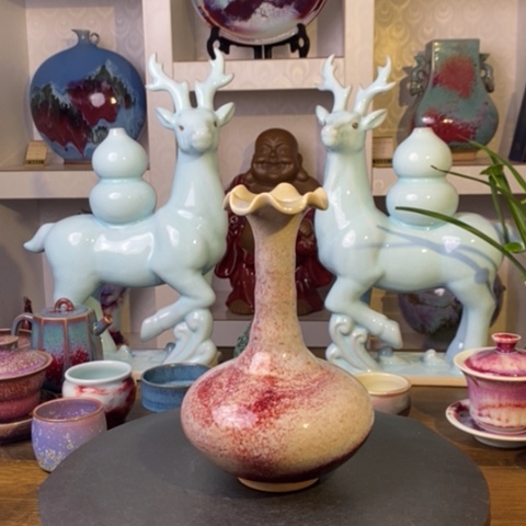 瓷片禹州神后钧瓷原产地~