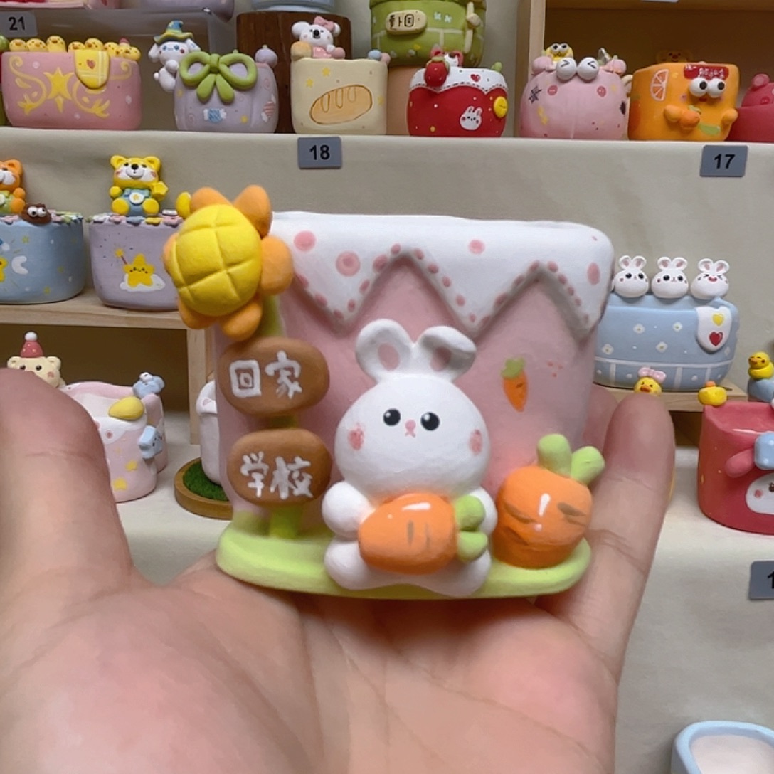 007。    转转兔兔多肉花盆