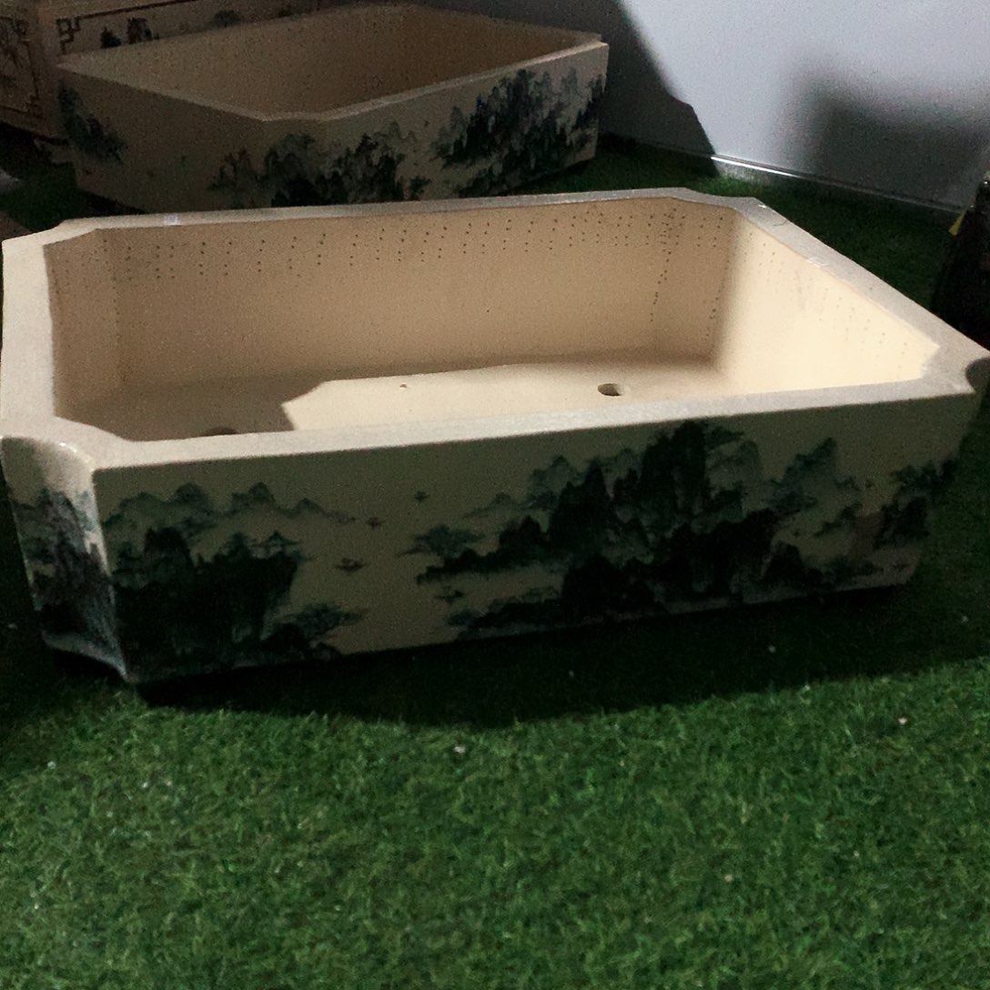 用***7高温粗陶石湾花盆