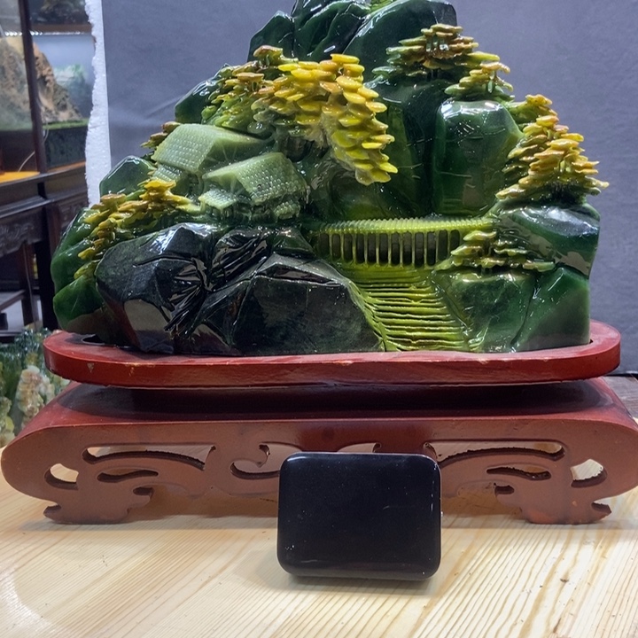 梨***味玉家居摆件玄关摆件