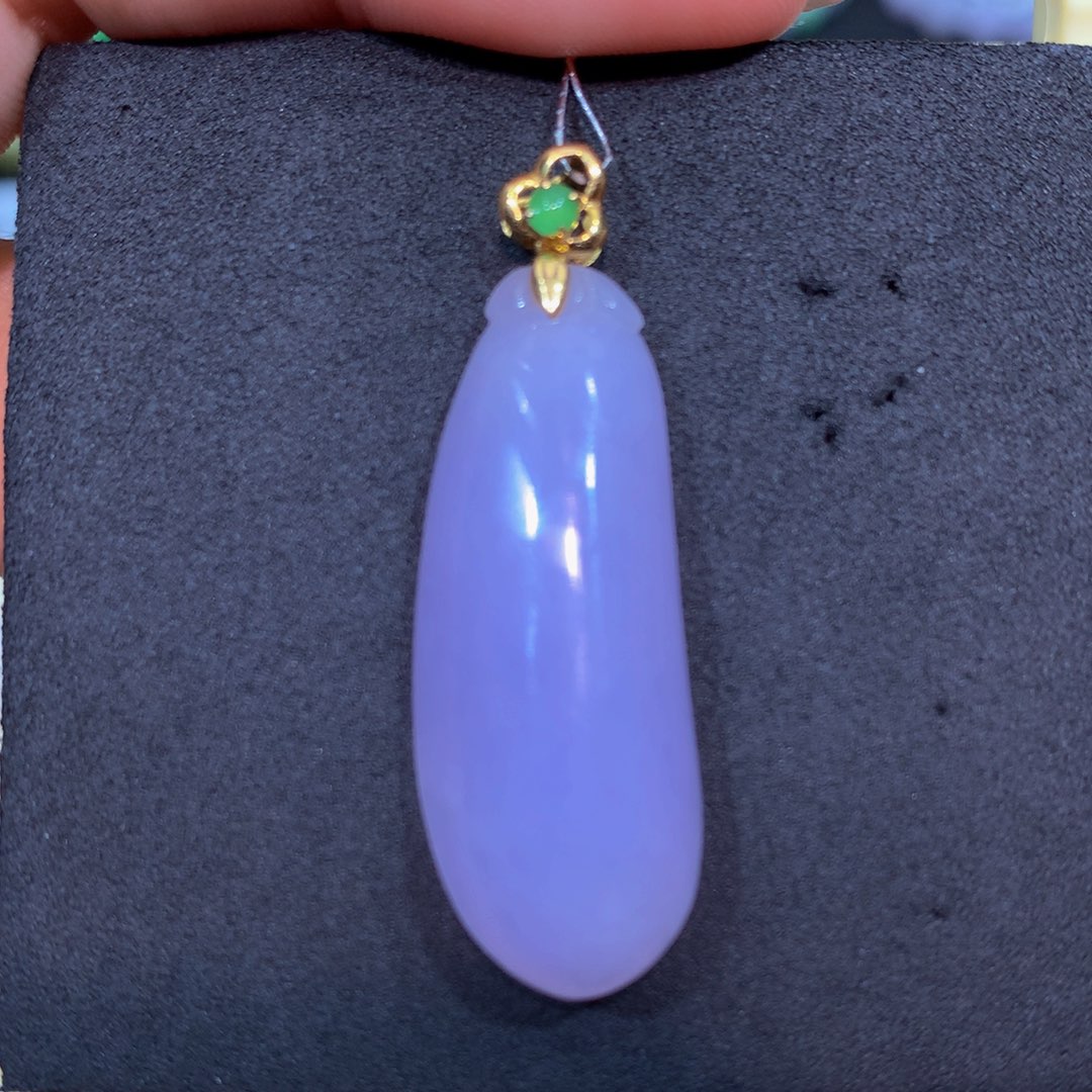 翡翠18K金镶嵌手链翡翠