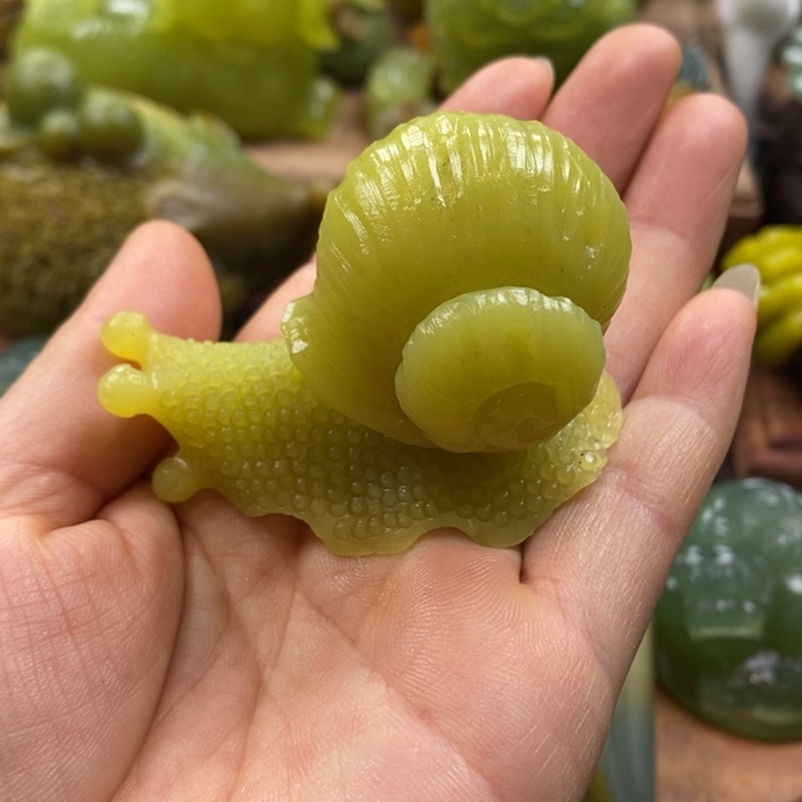 蛇纹石玉未镶嵌手把