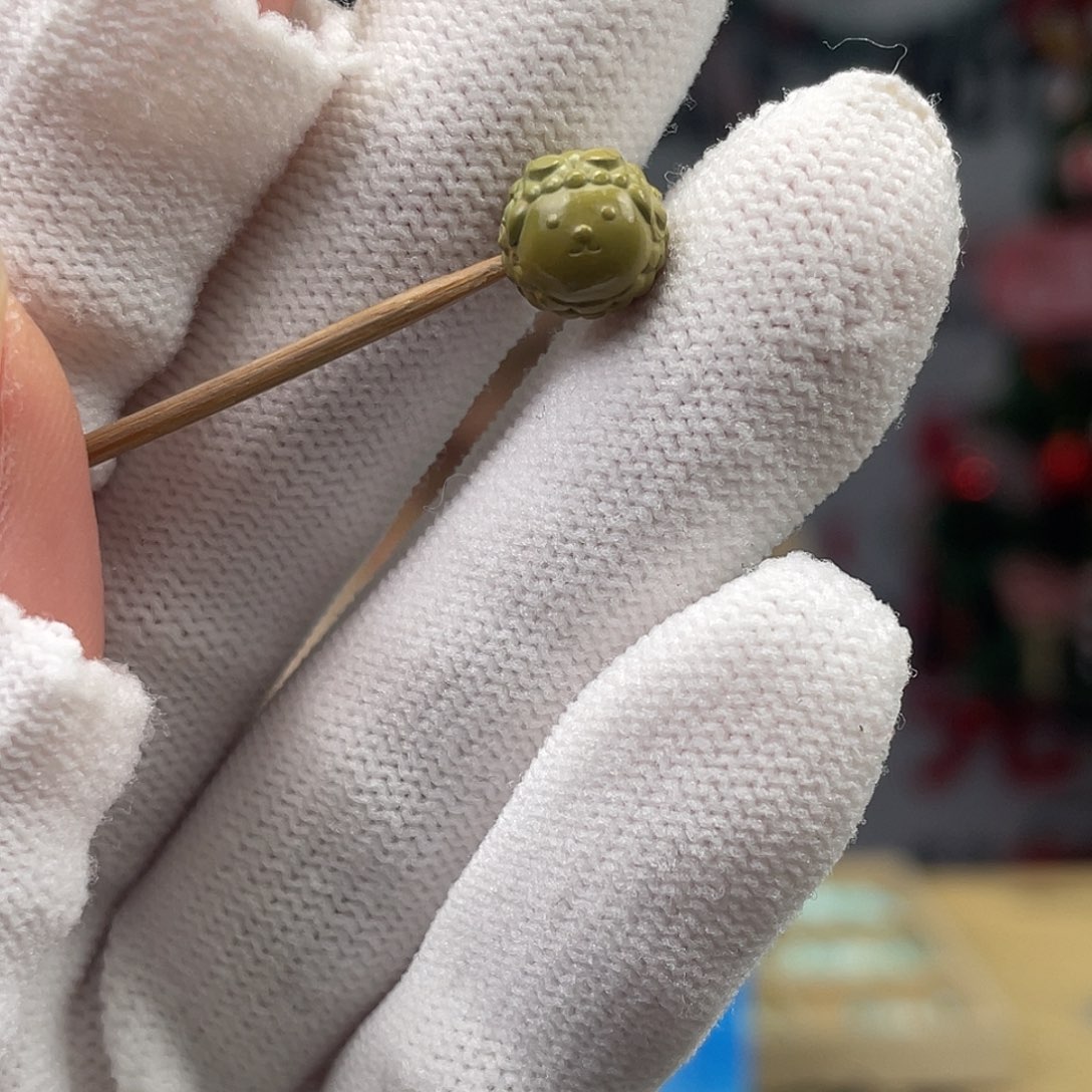 绿松石未镶嵌挂件