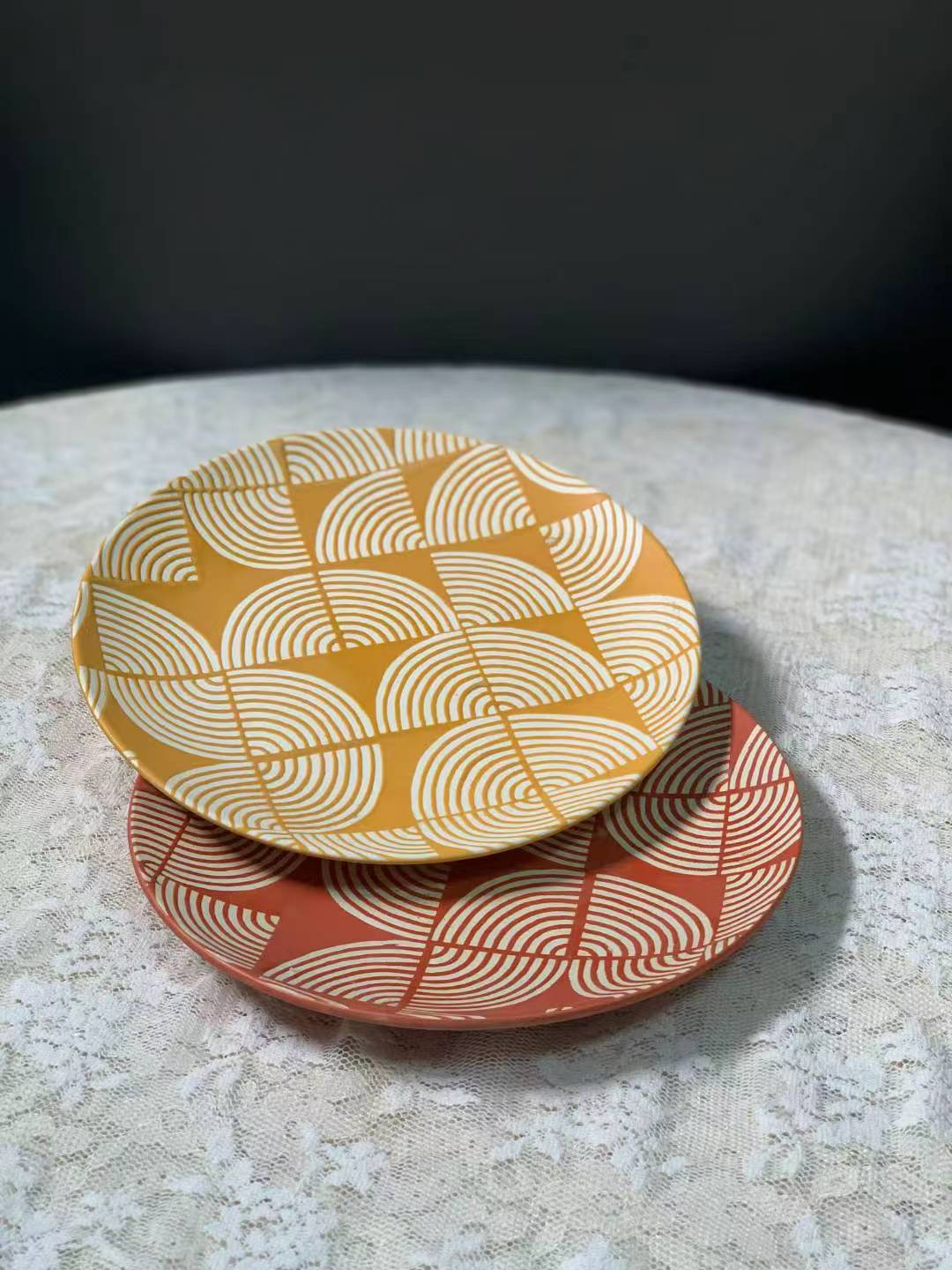 盘子【001~100】餐具三只装微瑕