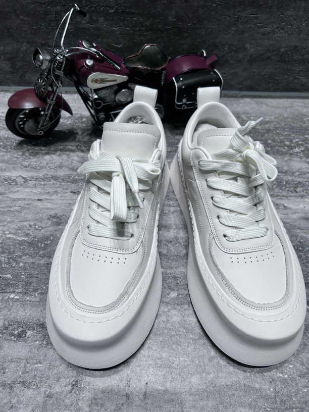 休闲鞋休闲板鞋小白鞋夏季白色鞋子低帮百搭厚底透气