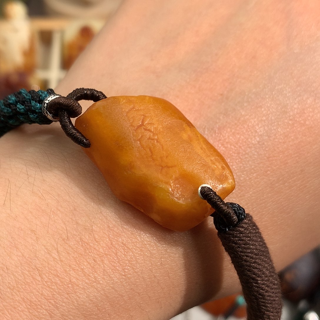 蜜蜡裸石未镶嵌你