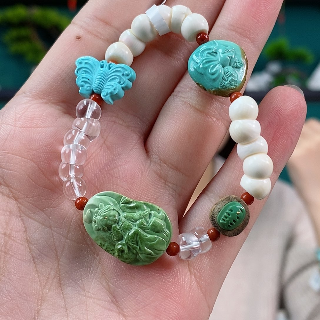 绿松石珠宝奇石未镶嵌