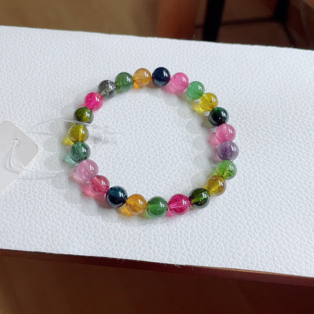 未镶嵌碧玺手链8.3mm左右