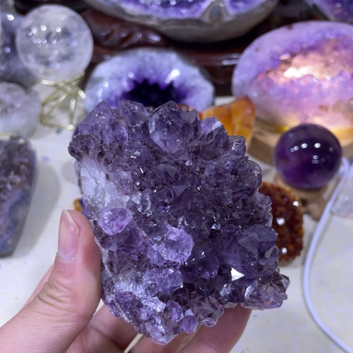 紫晶钱袋子未镶嵌