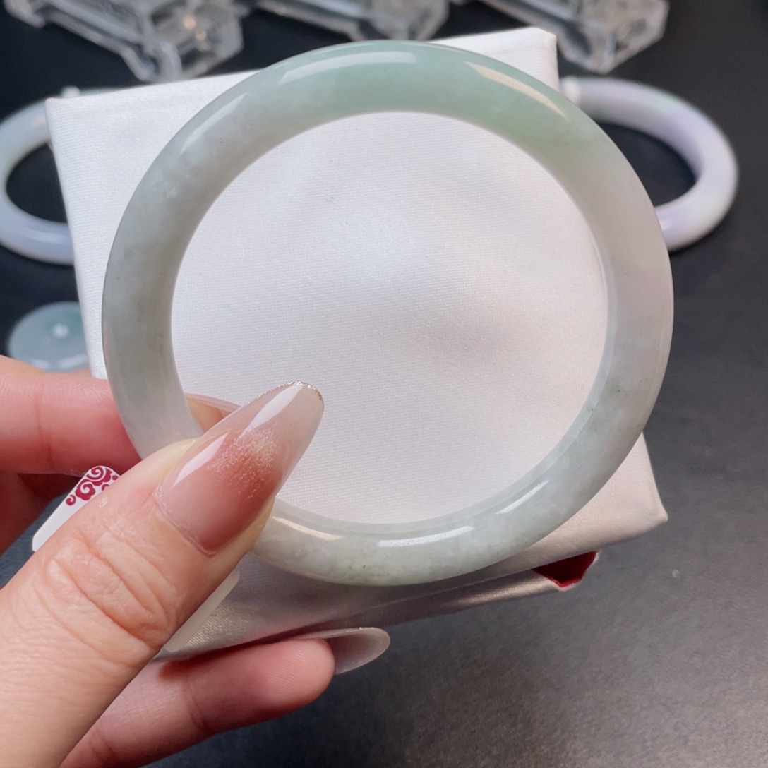 翡翠未镶嵌手镯003.56.8