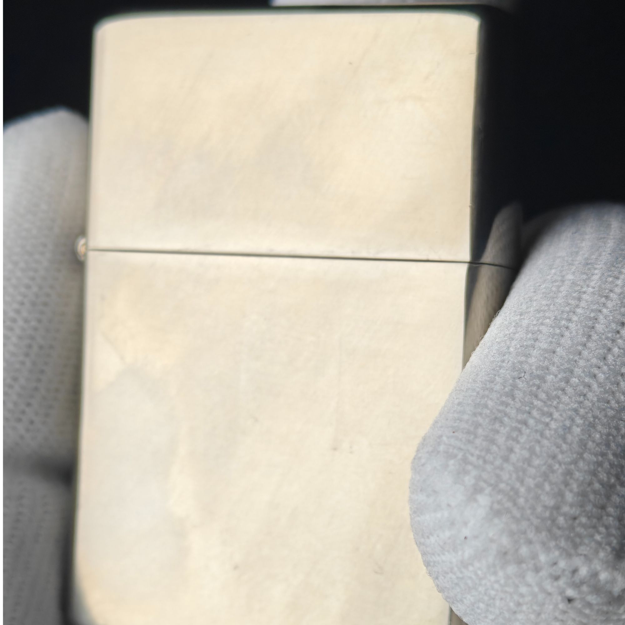 白铜平头307煤油防风打火机原创设计国标铜机