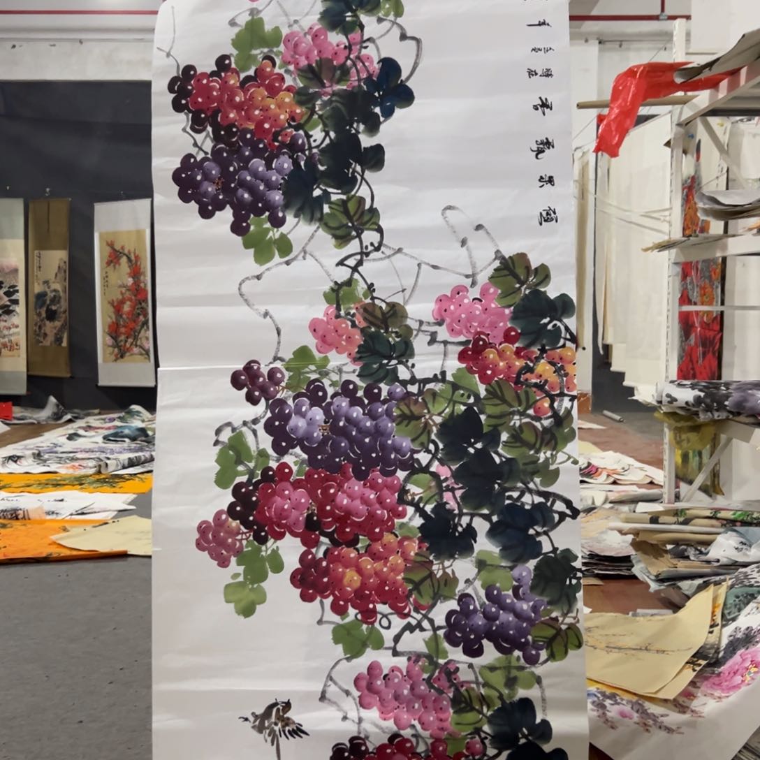 国画国画作品画心一张