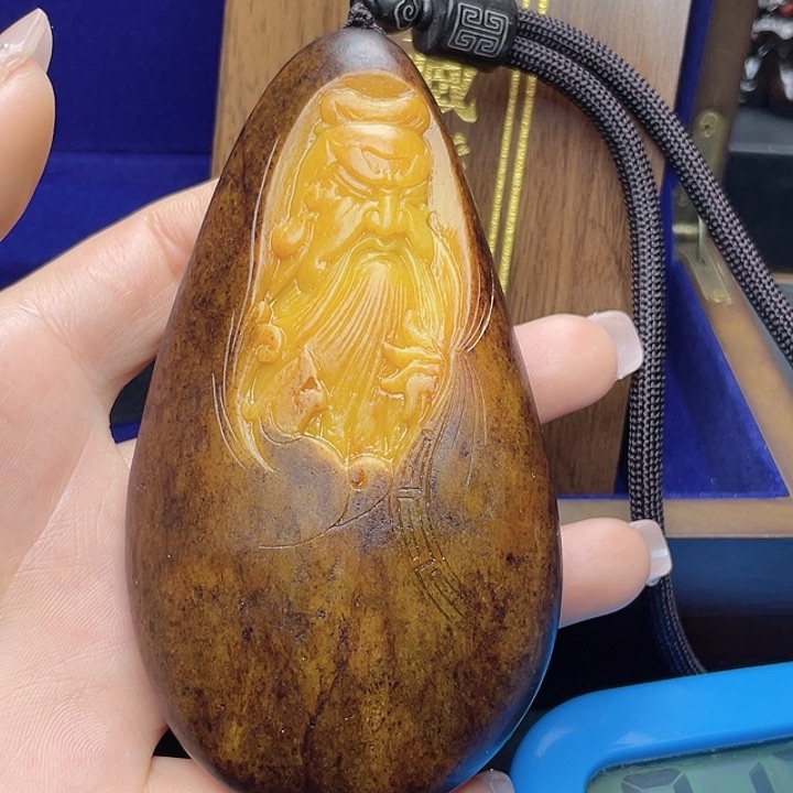 和田玉挂件未镶嵌忍*高T