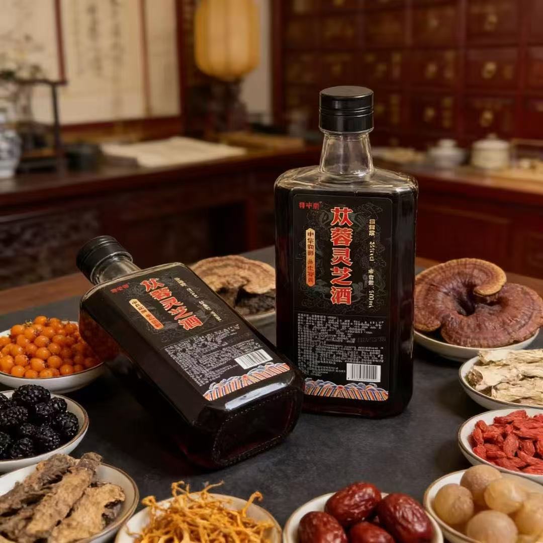 【精选好物】苁蓉灵芝酒35度瓶装露酒男士专用小酒
