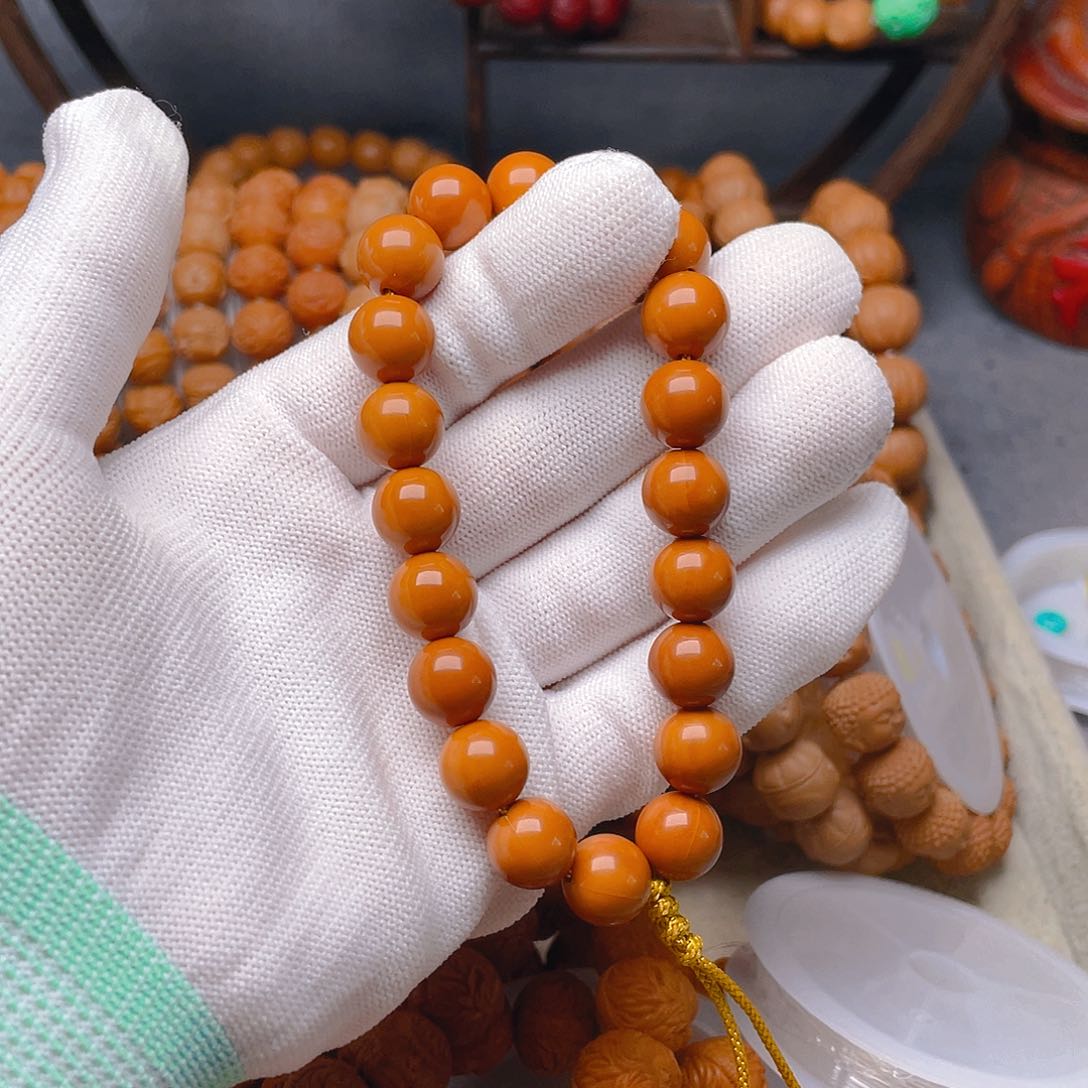 猴头核桃手串虎**险光珠11