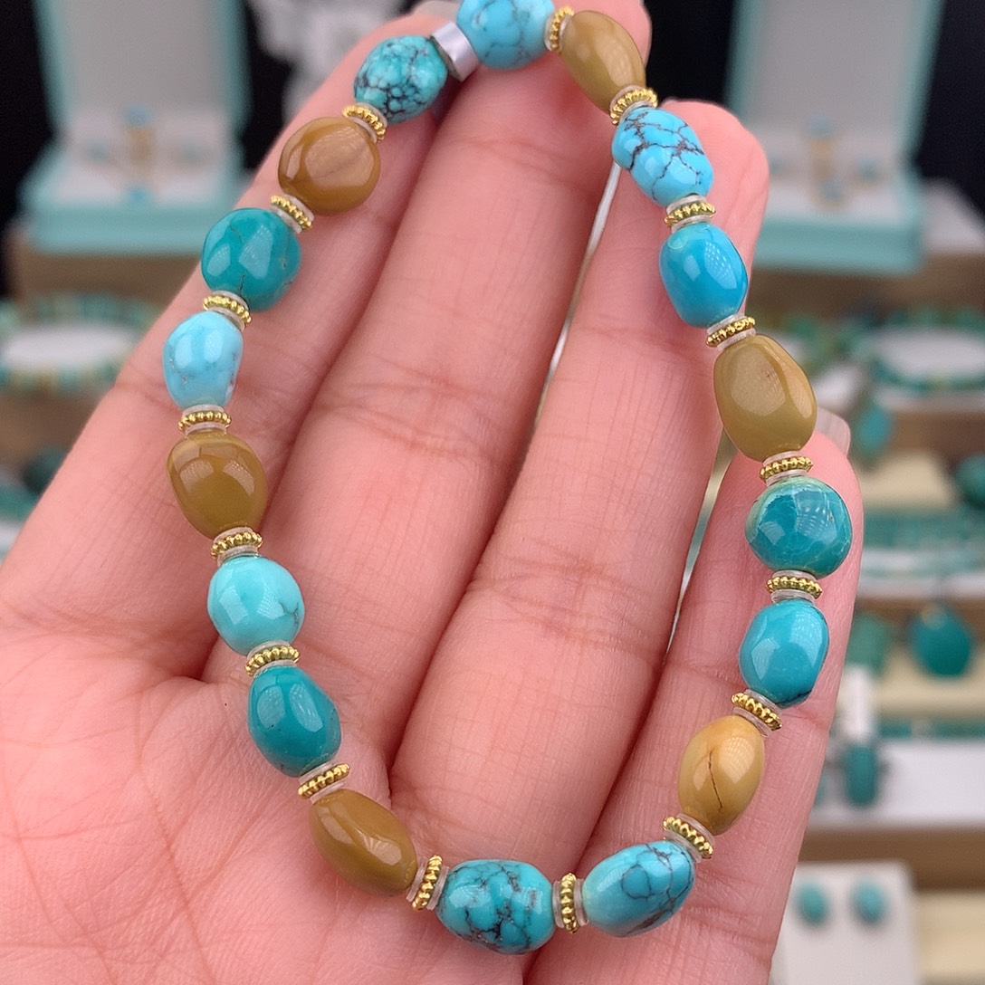 绿松石未镶嵌手链