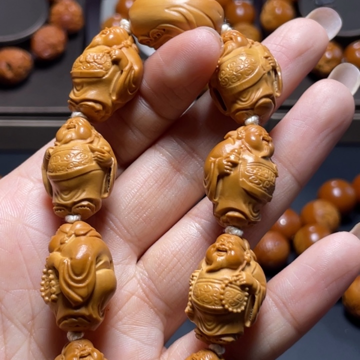 手串/手链橄榄核站立财神