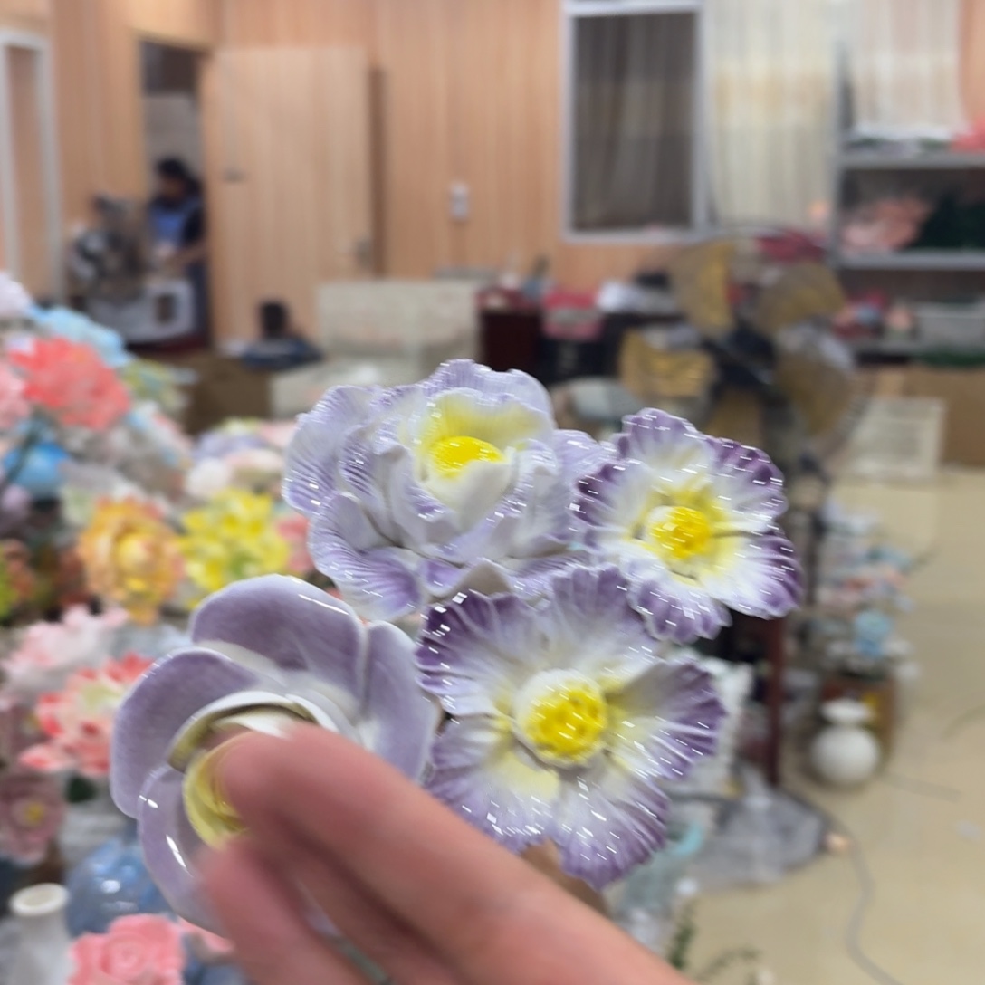 陶瓷花，20元发货，退款拉黑