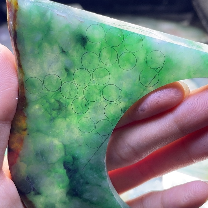 定制翡翠未镶嵌果***n翡翠