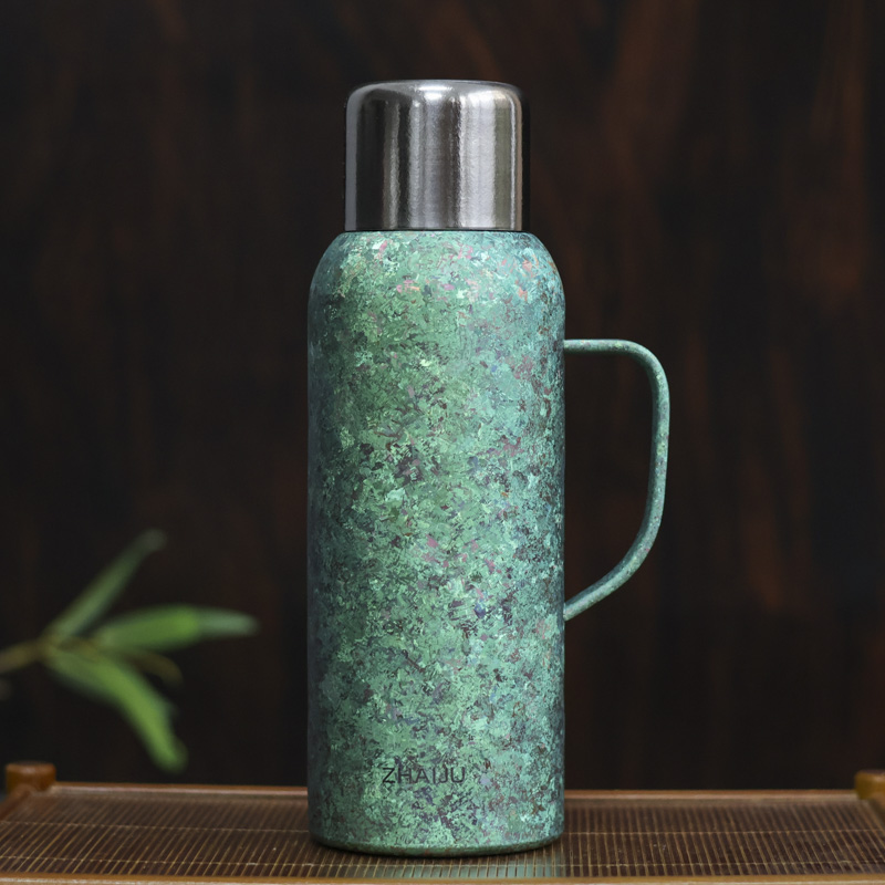 【静姐小院】绿色大冰花银色1.0L 茶道零配