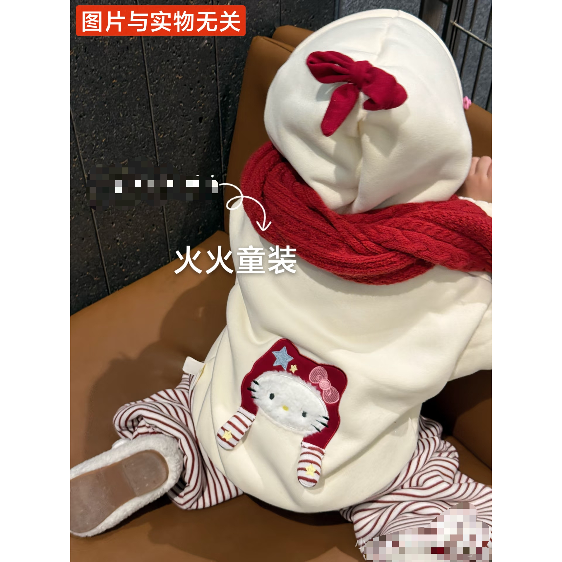 862-粉色旗袍儿童不带包