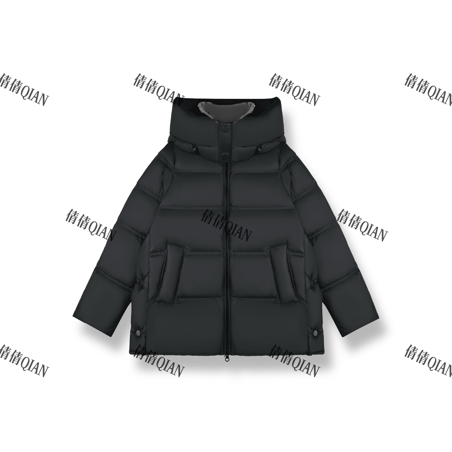 秋冬泡芙款保暖羽绒短外套鹅绒百搭（NDY2137-102-626）