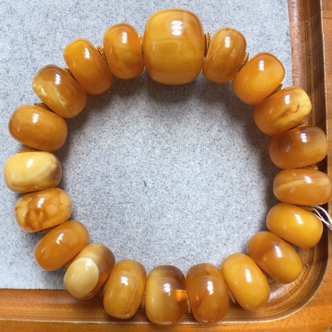 蜜蜡手串未镶嵌蜜蜡手串
