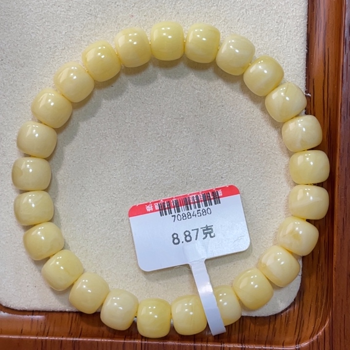 琥珀手链未镶嵌蜜蜡