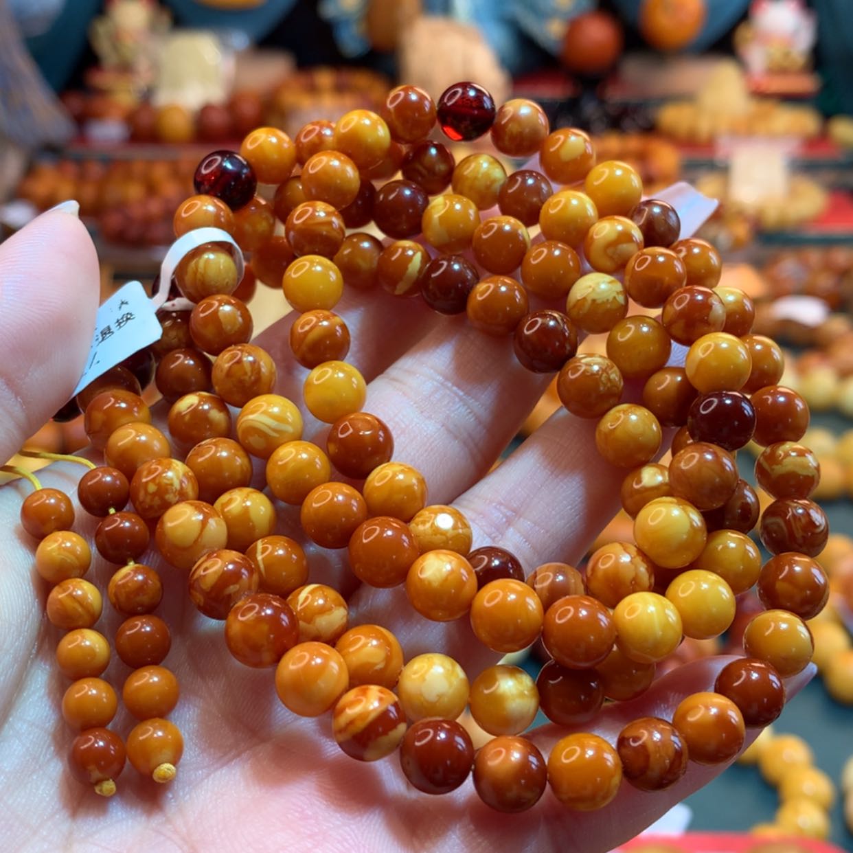 【闪购商品】蜜蜡手链未镶嵌蜜蜡手链