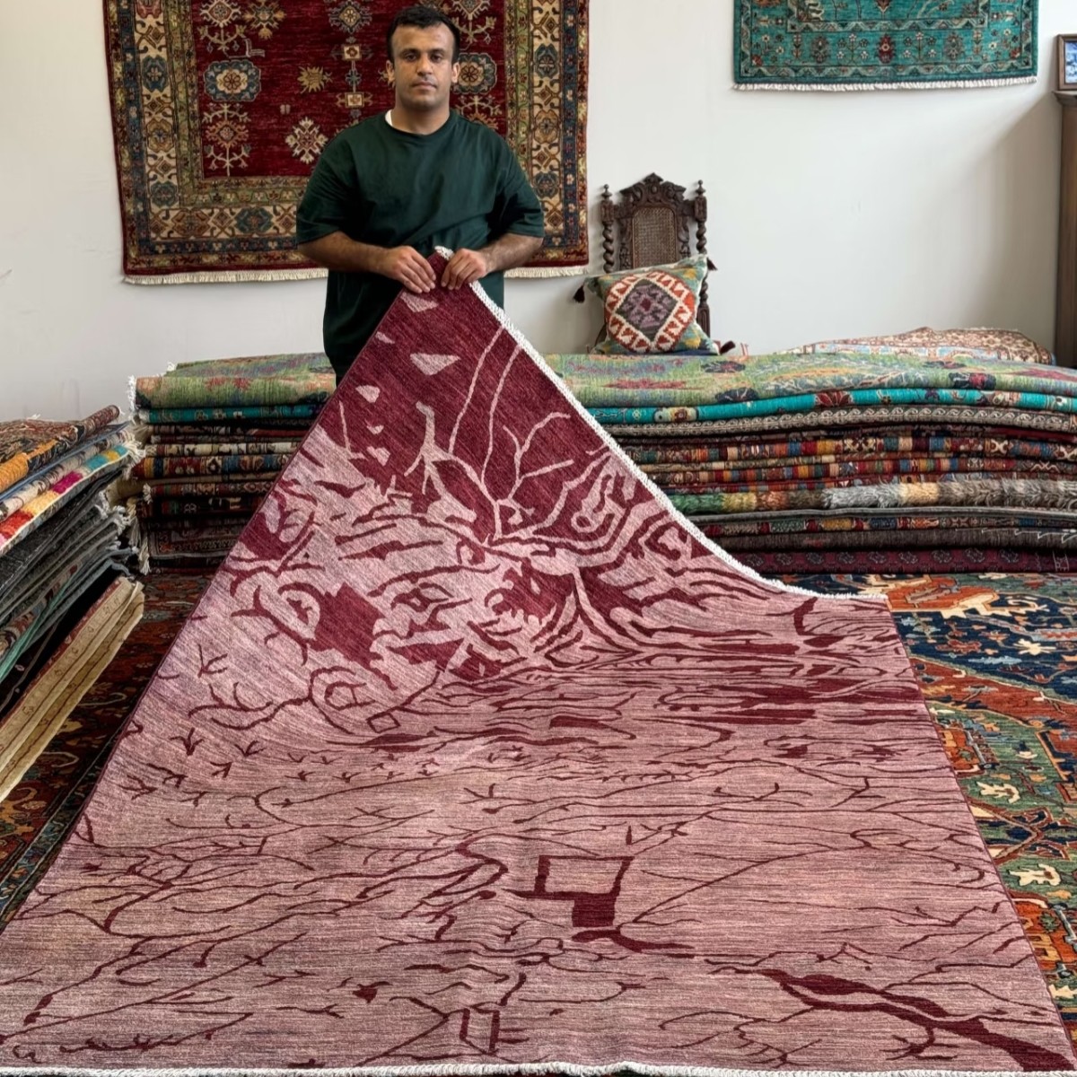 262*180 cm-Shtaman 进口手工羊毛地毯