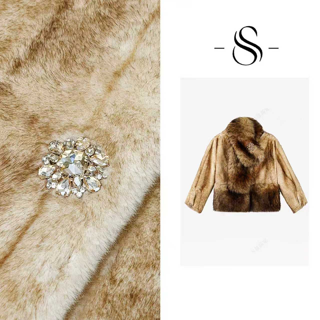 【丹丹】冬季新款意式高级感高奢名媛质百搭短外套D0065