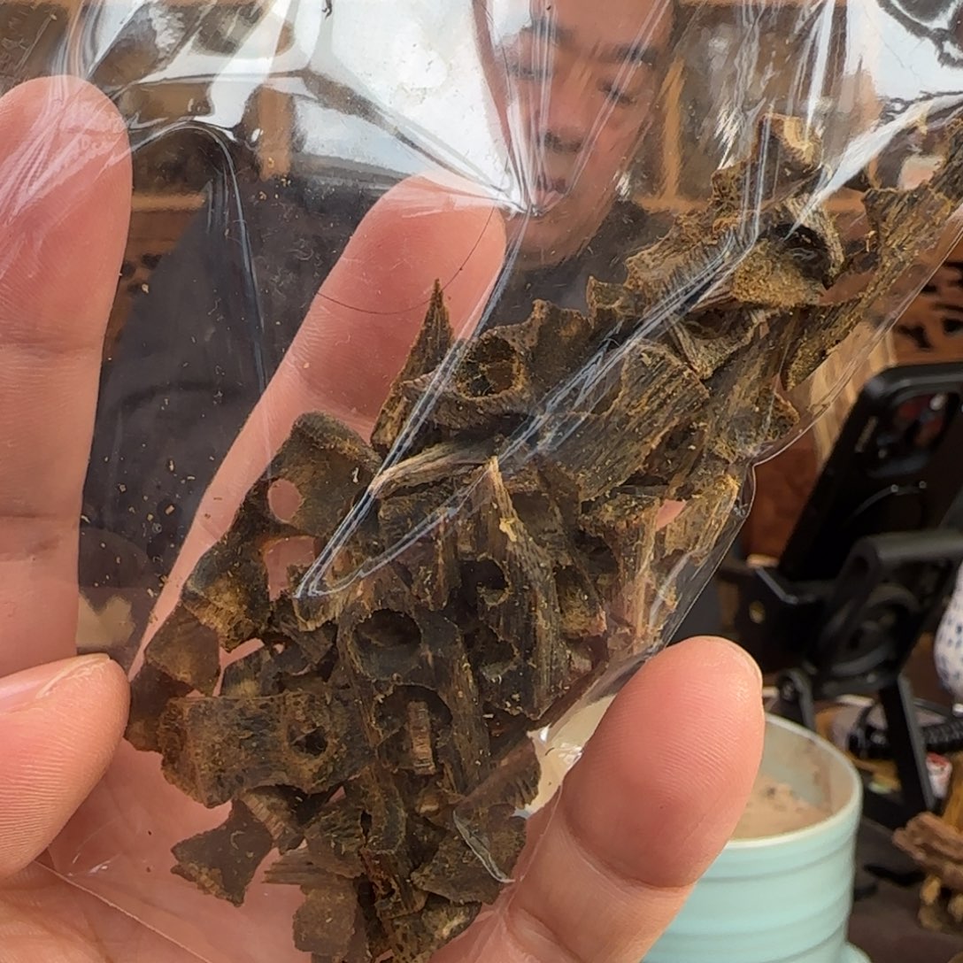 摆件沉香海南奇楠沉水车珠料10克