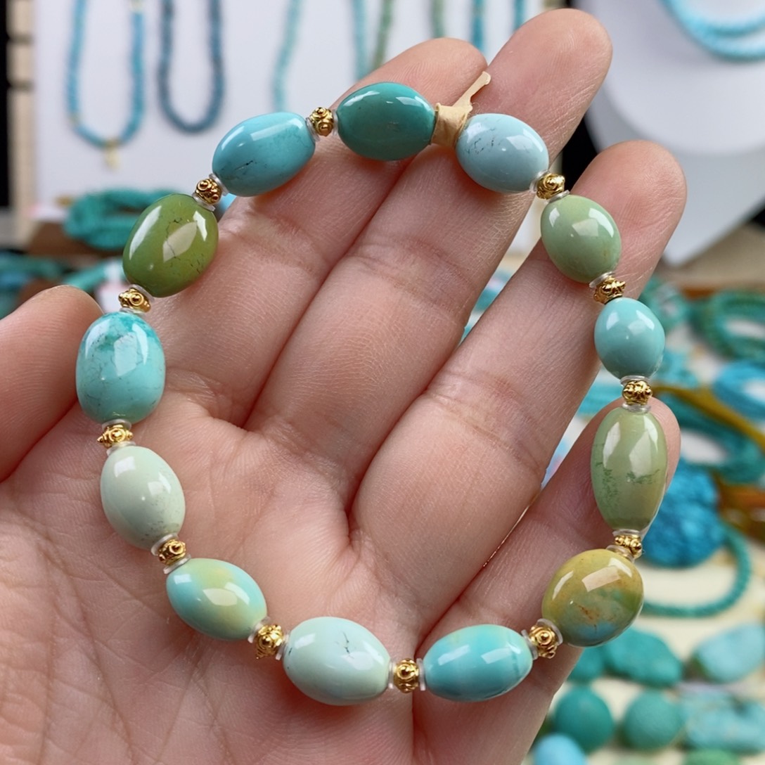 未镶嵌绿松石手串