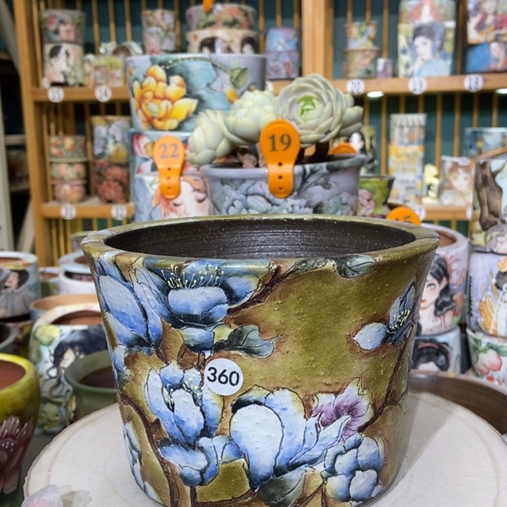 红陶景德镇艺术手绘作品