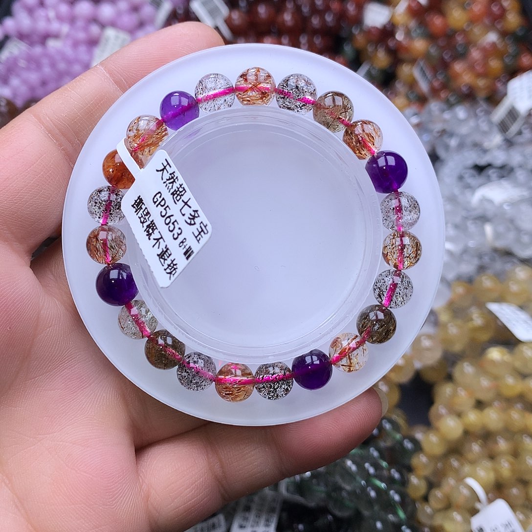 未镶嵌水晶手链，，