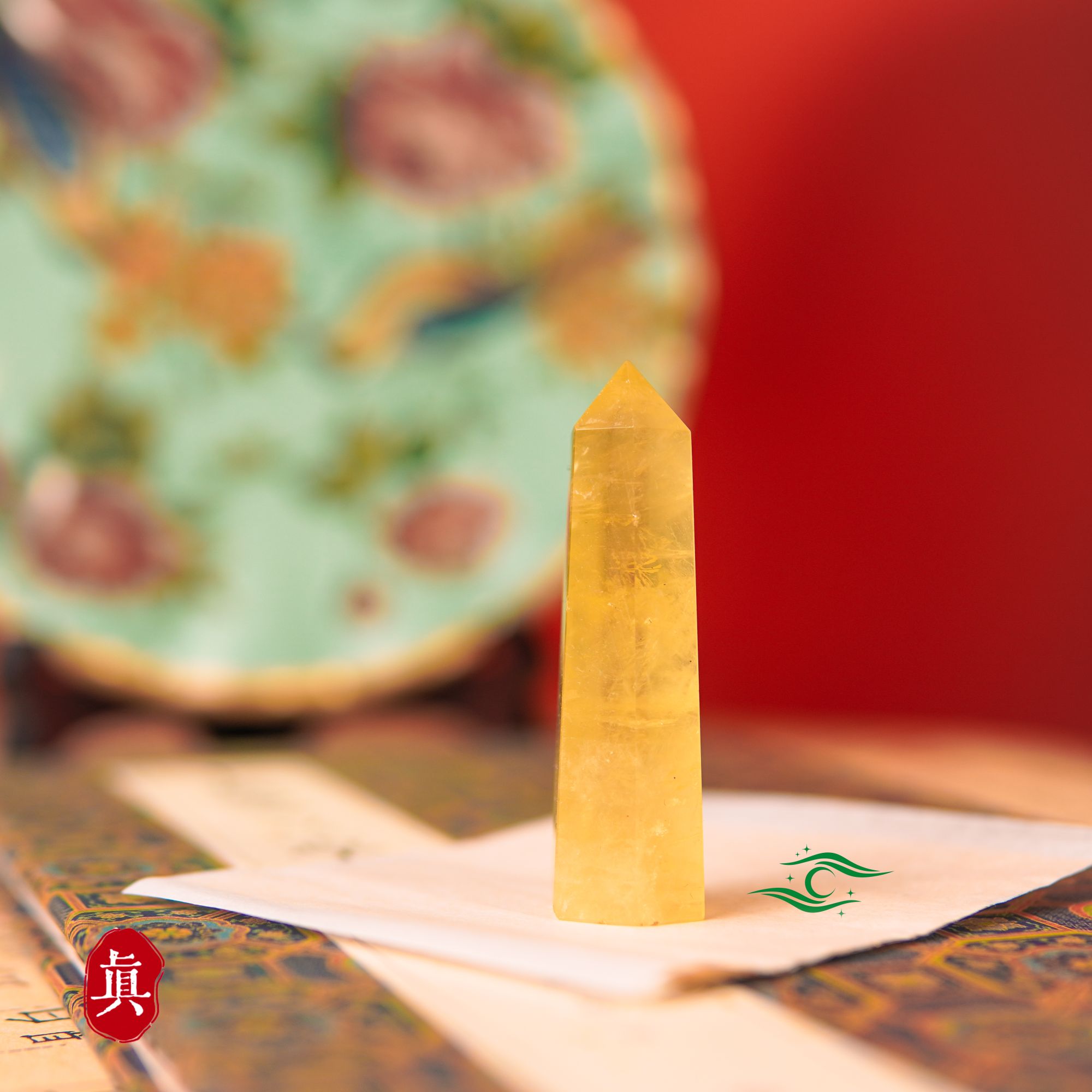 非金属树脂婚庆饰品 【黄龙柱】黄色实纸婚庆饰品 星