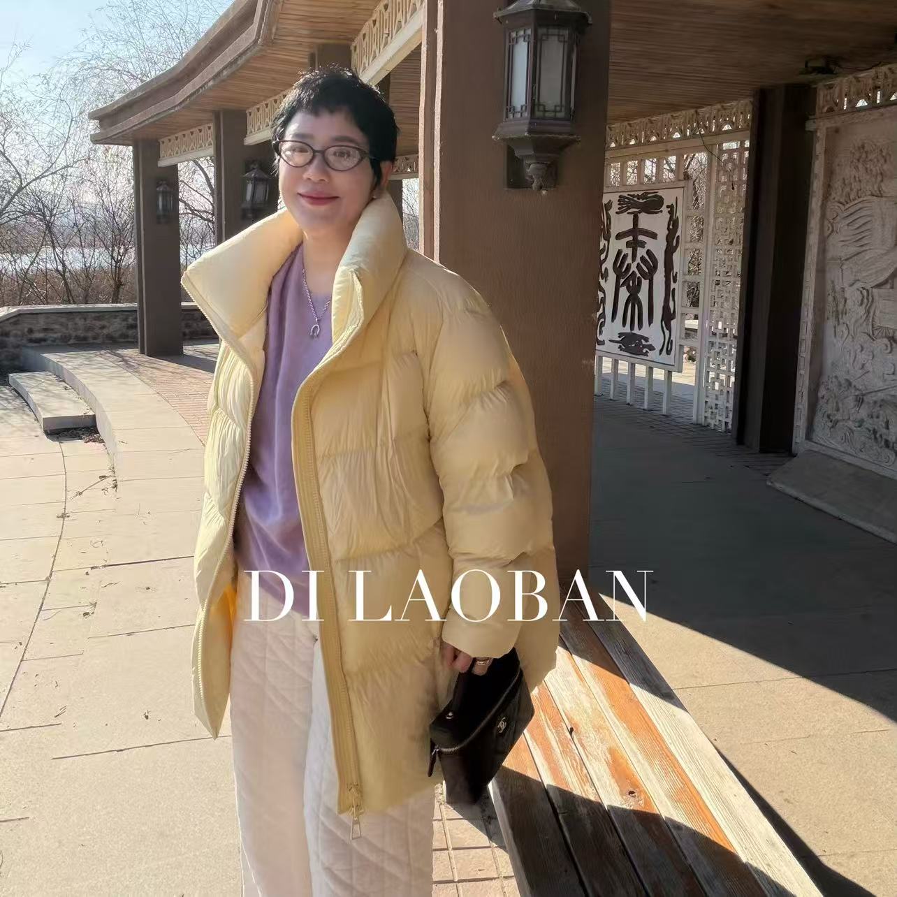 H·G【奶黄泡芙】1209   新款百搭温暖舒适立领零压鹅绒服