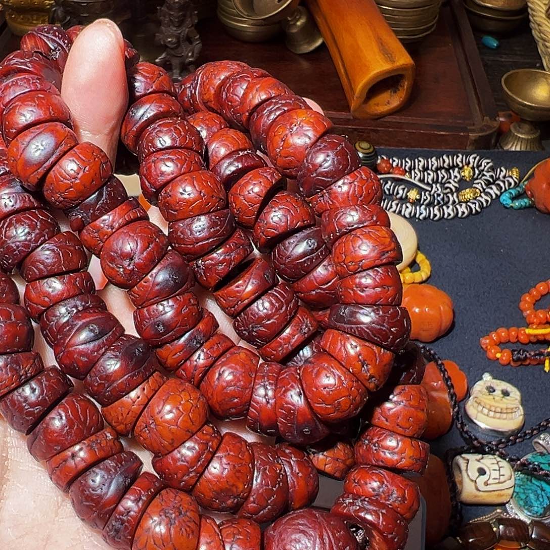 子***童非洲紫檀（红花梨）