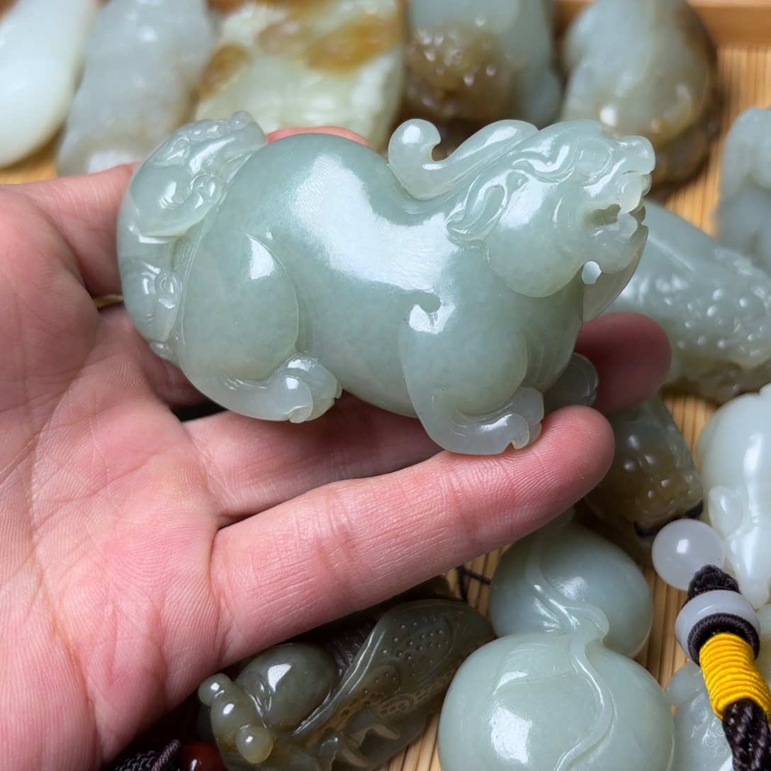 和田玉把件未镶嵌胖****享