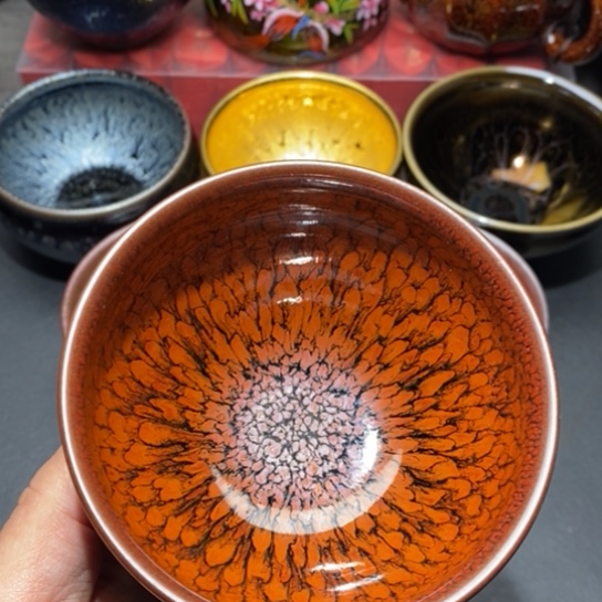 茶盏建盏主人杯茶壶盖碗品茗杯