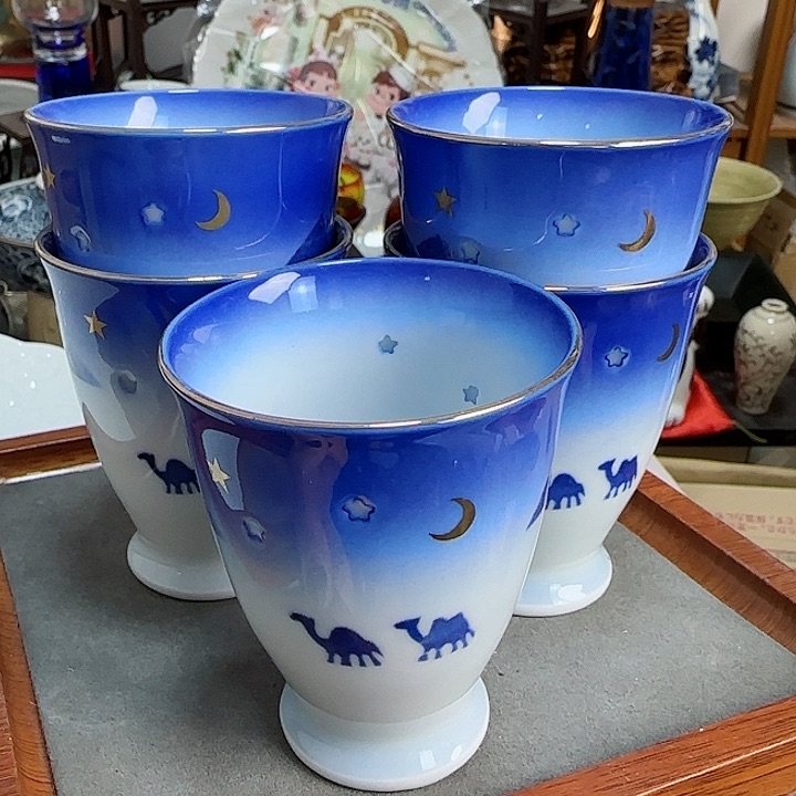 瓷片玲珑高足杯啊啊啊啊啊