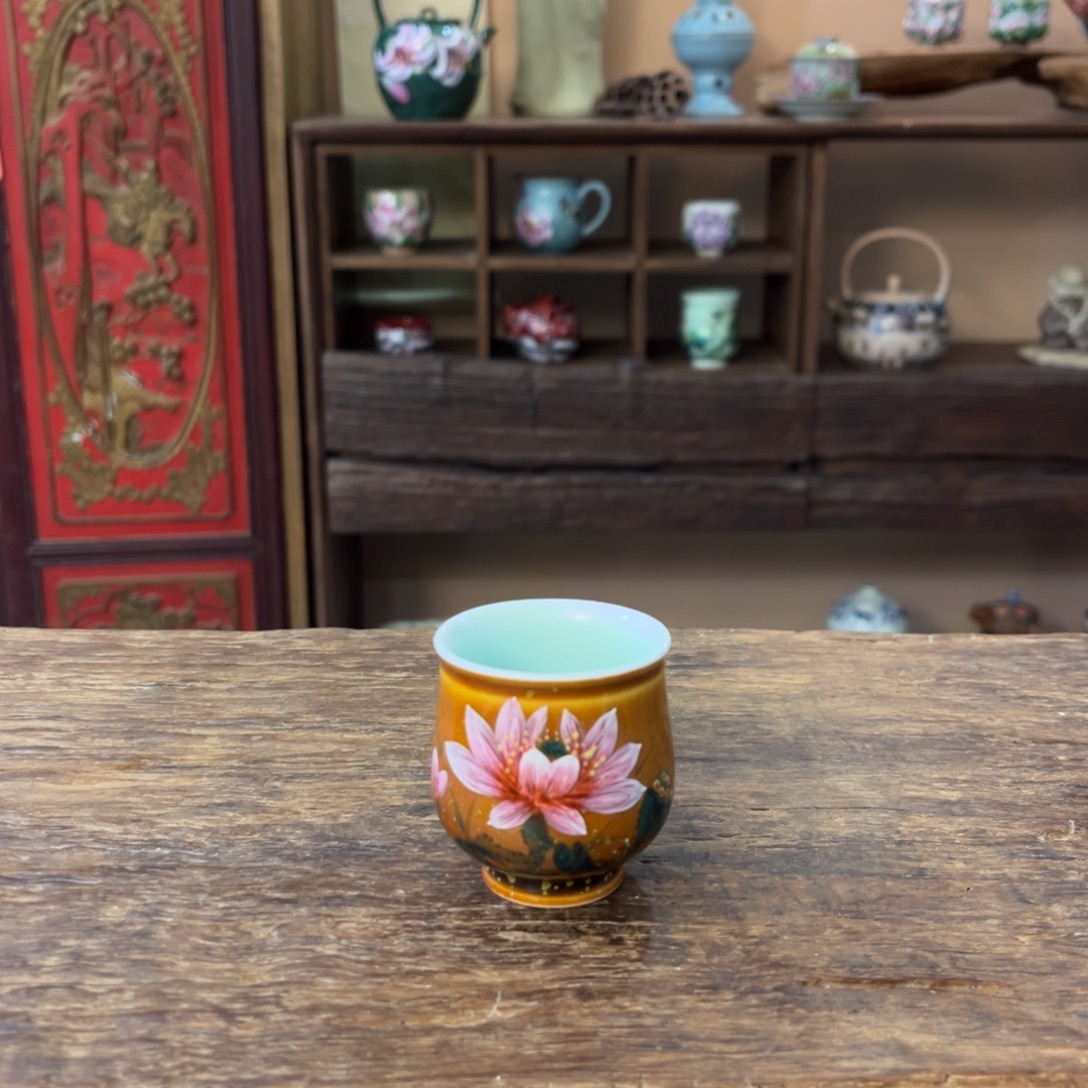 柴烧手工手绘陶瓷