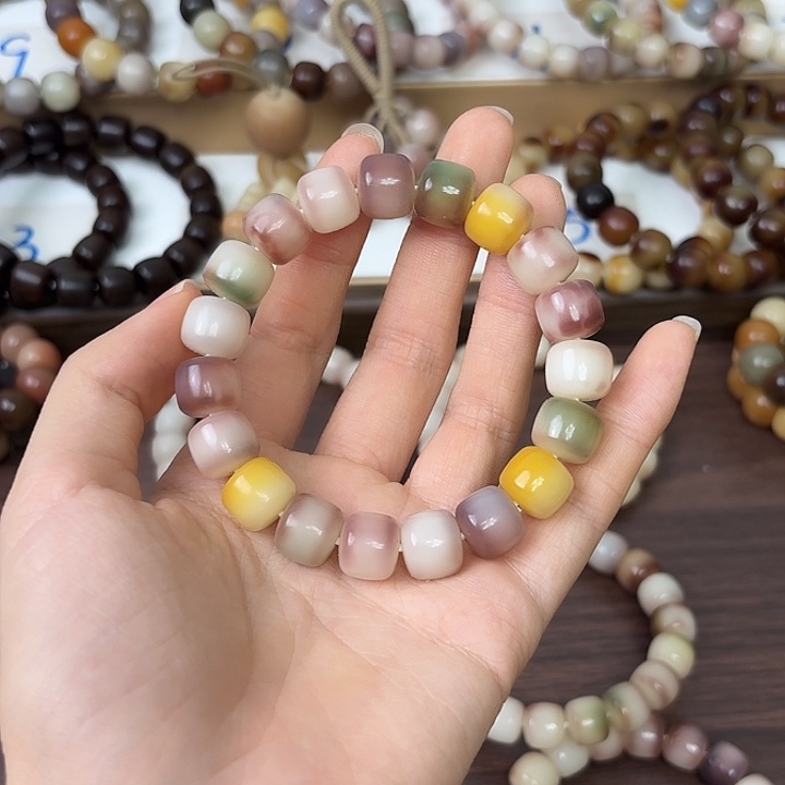 手串菩提根/象牙果卡12水磨正桶