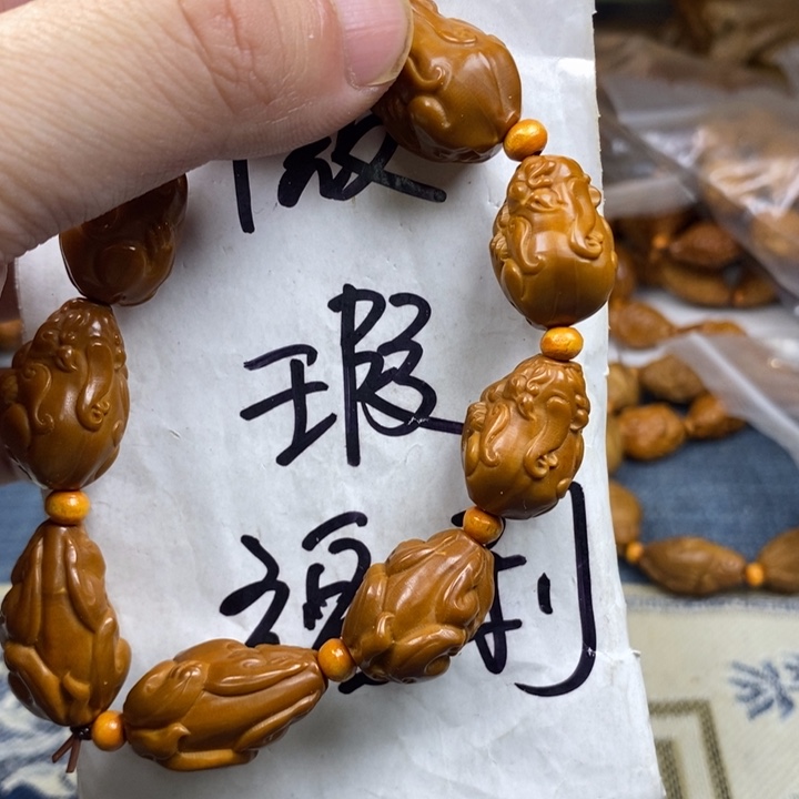 橄榄核手串/手链橄榄核雕工艺手串