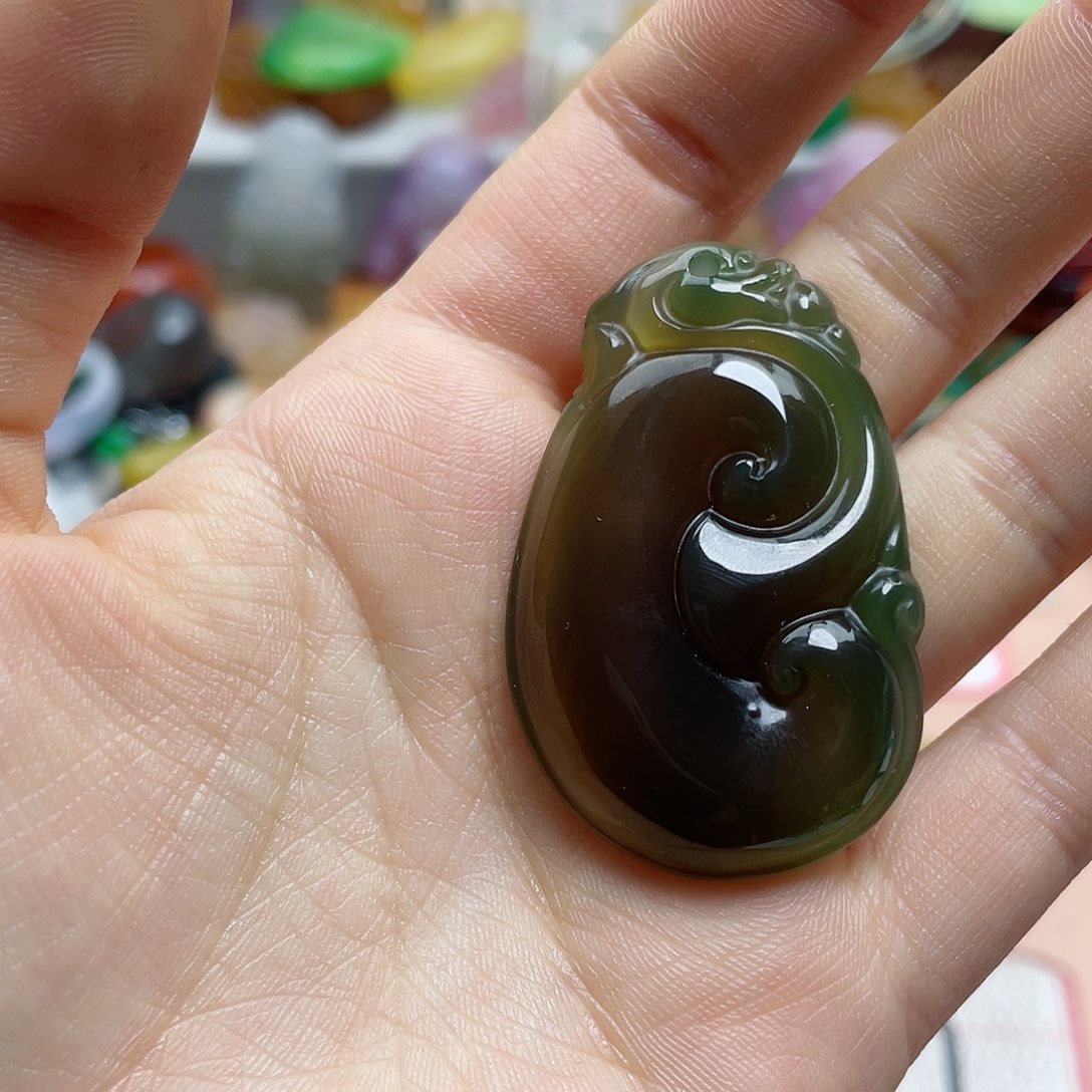 玛瑙/玉髓颈饰合金小*火