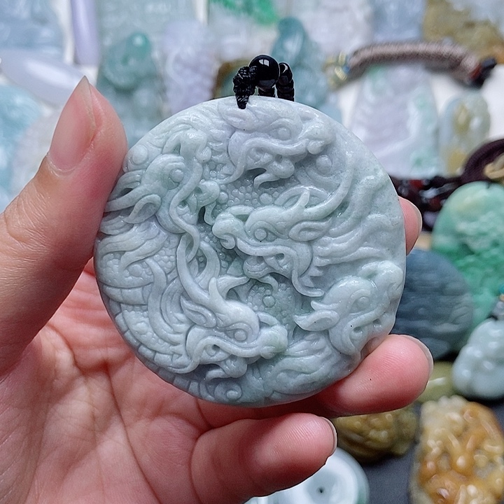 翡翠未镶嵌吊坠(不含链)翡翠
